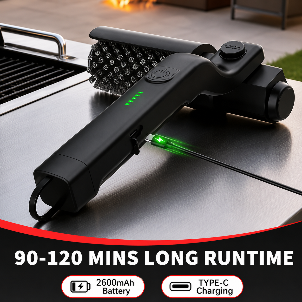 Homyvas Electric Grill Brush