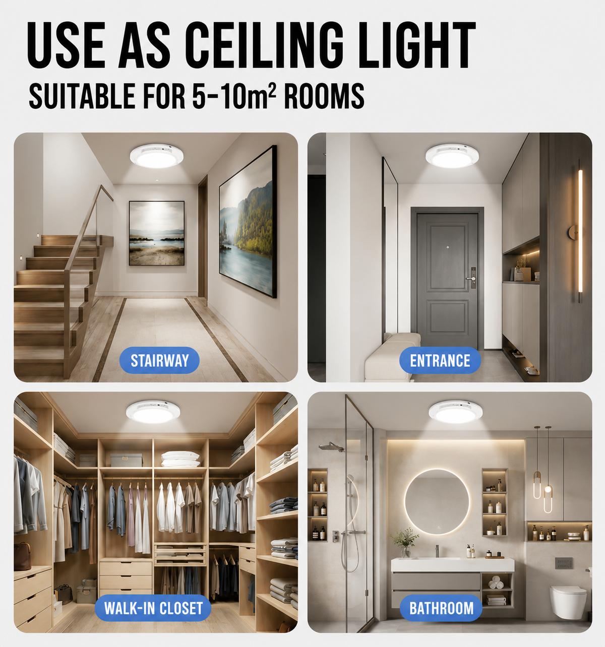 Homyvas Motion Sensor Light