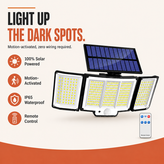 Homyvas Solar Security Light